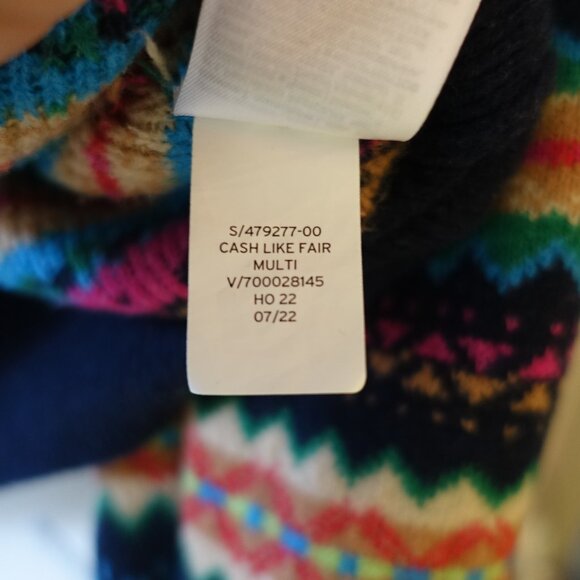 Fair Isle Striped Women's Sweater - Picture 9 of 15